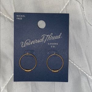 Gold Circle Earrings